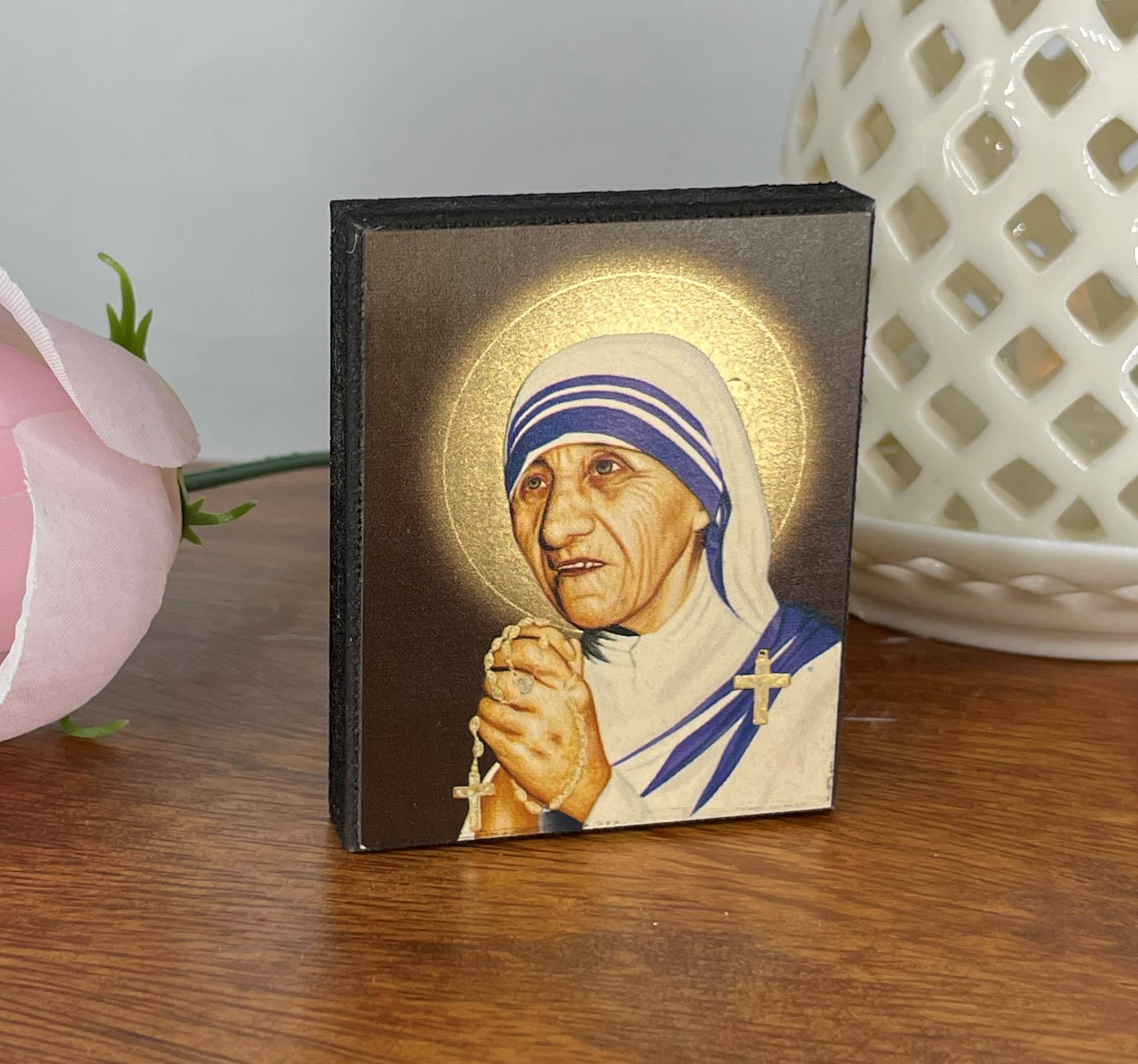 The Art of the Icon - Wholesale Magnet - Mother Teresa Silk Screen Icon Magnet4