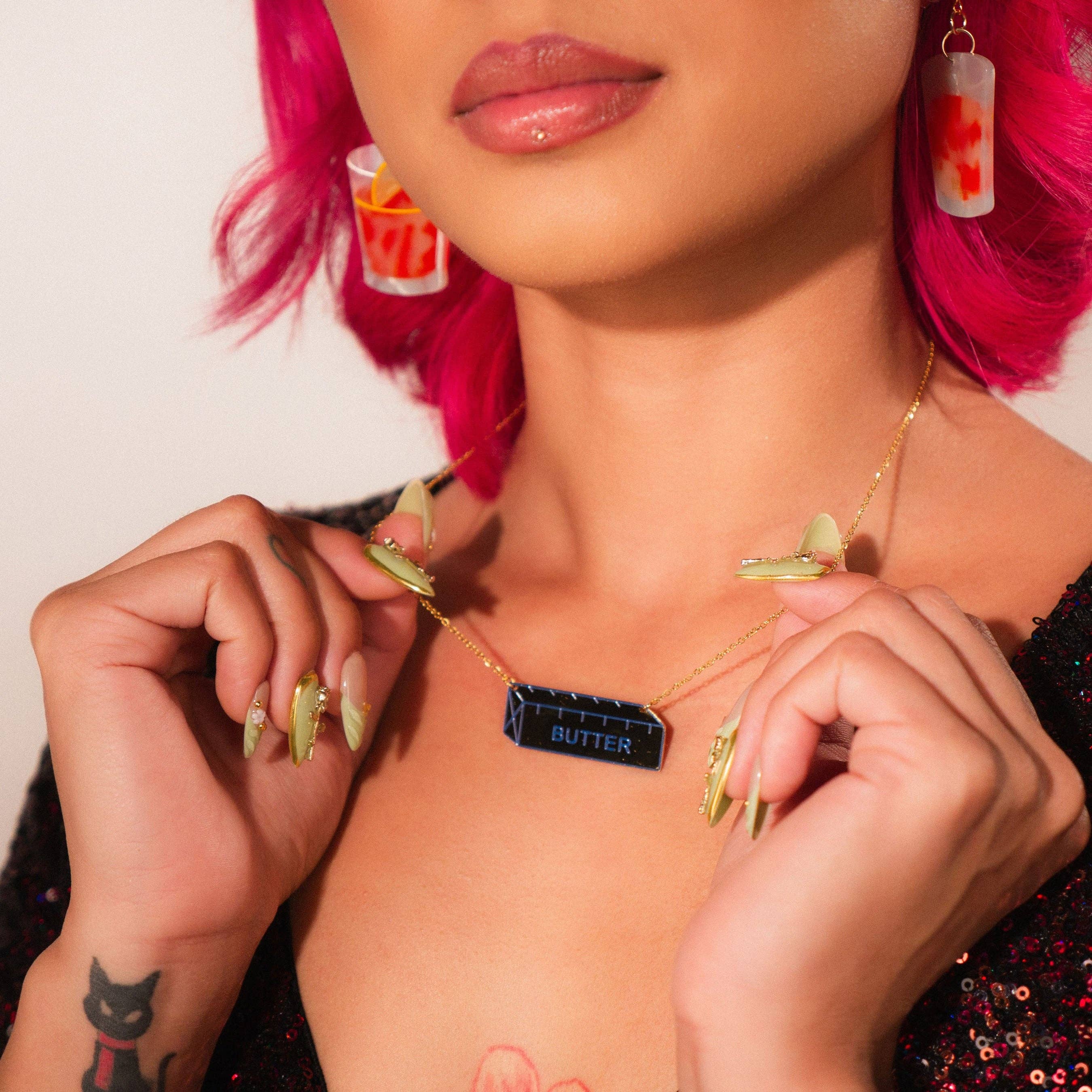 Peach Beast - Wholesale Pendant/Charm Necklace - Butter Necklace1