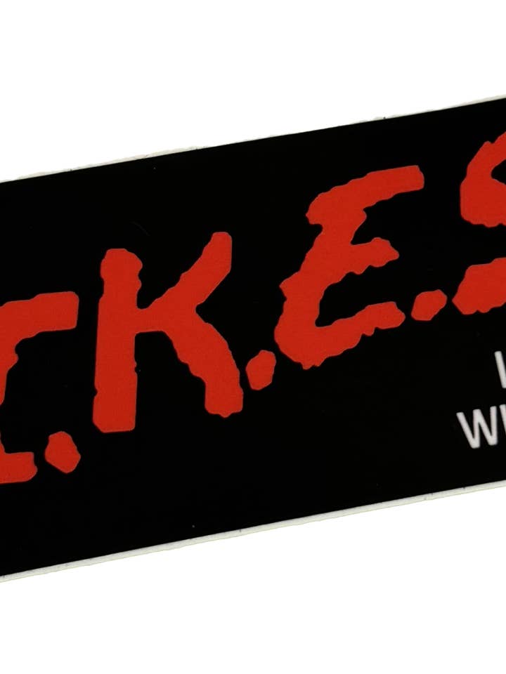 Y.I.K.E.S. Bumper Sticker for wholesale by Smallest Dad Studio