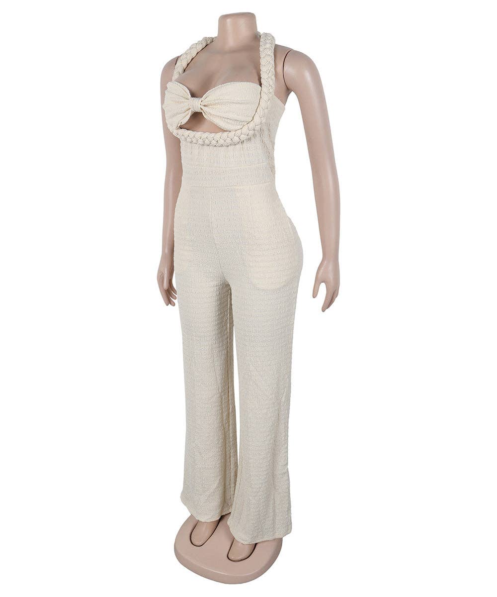 Aria Romance - Wholesale Top & Pant Set (NOT Loungewear) - Women's - Bandeau Wide Leg Jumpsuit27