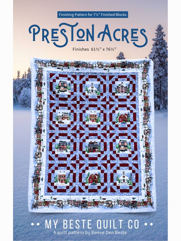 Patron de quilt : Preston Acres pour la vente par My Beste Quilt Co