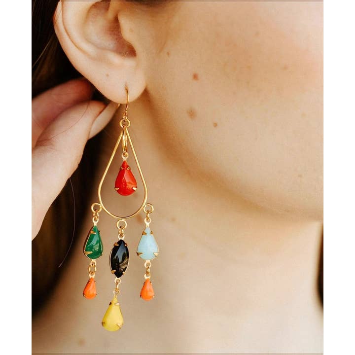 Summer of '89 Drop øreringe for engroshandel hos Verdier Jewelry