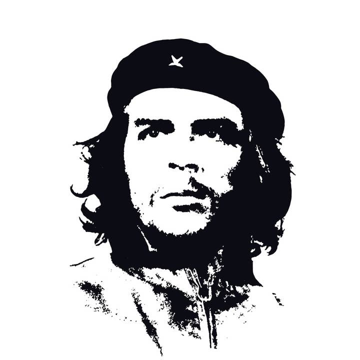 Pop Art Che Guevara White Poster 12x18 for wholesale by Gotham Gifts
