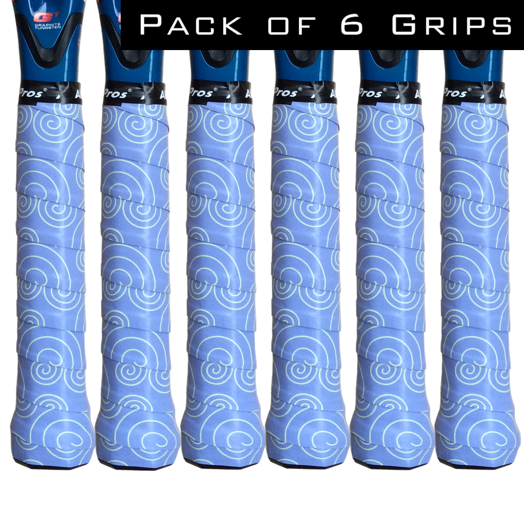 Alien Pros - Wholesale Sporting Accessories - [US] Alien Pros Tennis Racket Grip Tape C-Tac (6 Grips)12