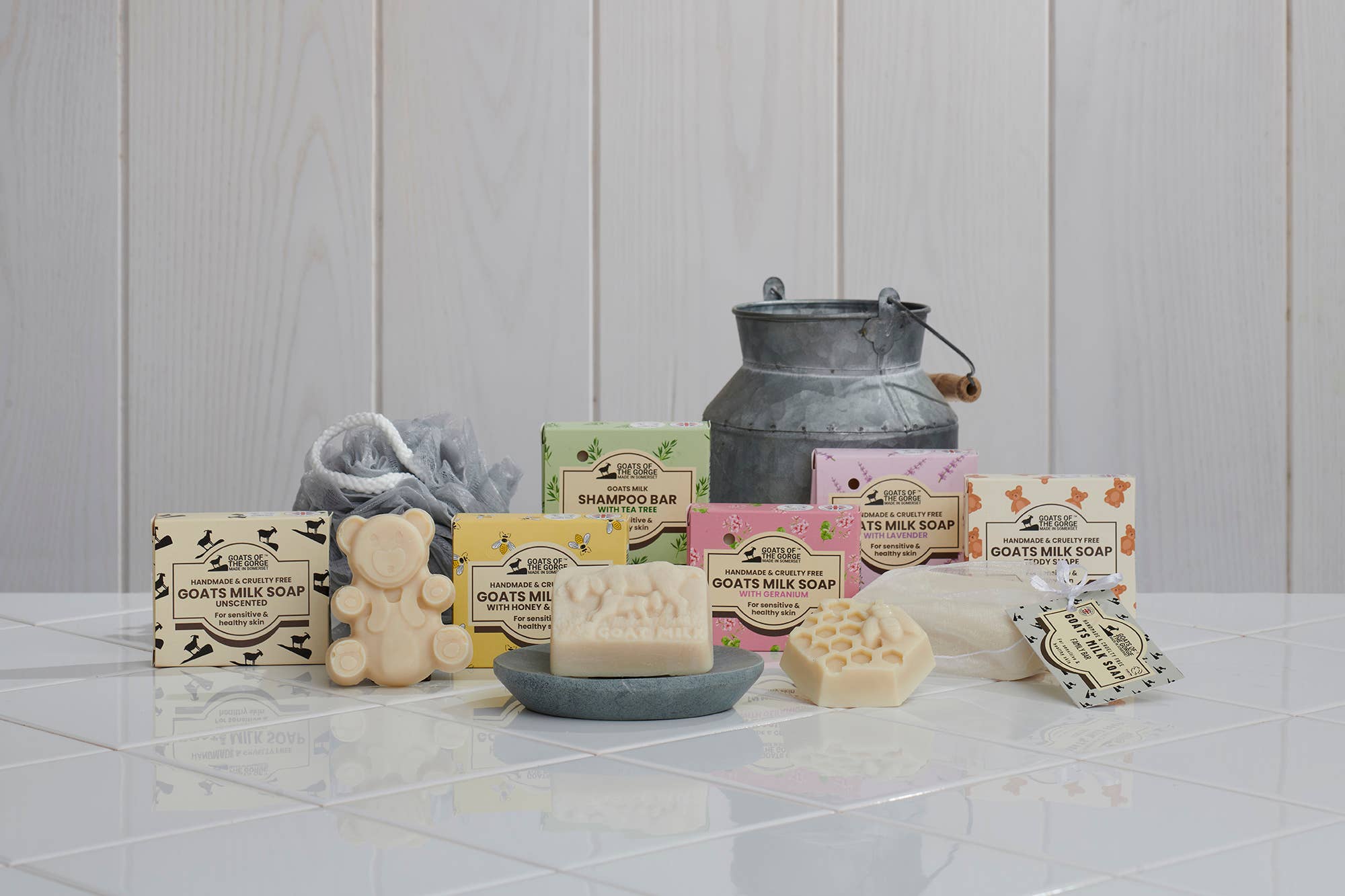 Goats Of the Gorge Skin Cosmetics - Vente Pains de savon - Savon au lait de chèvre (miel et cire d'abeille) 100 % naturel3