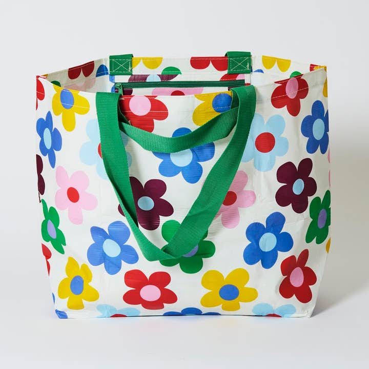 Medium Tote – Sunny Floral for wholesale by Project Ten Pty Ltd