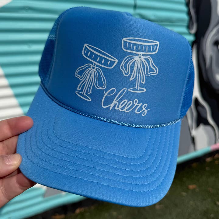 Cheers Trucker Cap (Multiple Color Options) for wholesale by Turquoise & Tequila