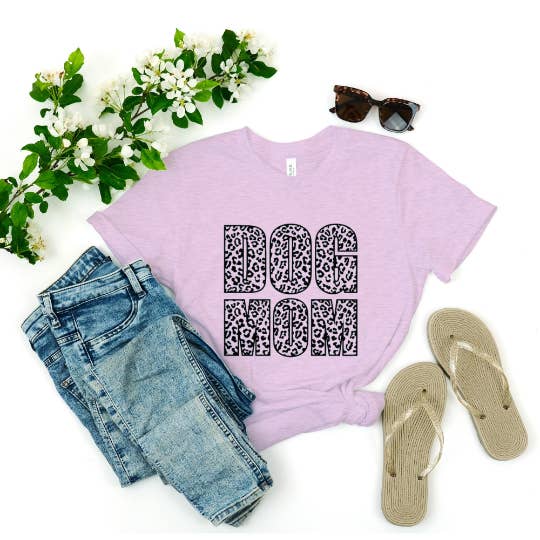 Impresión serigráfica Dog Mom Leopard para venta al por mayor de AdaleAnnDesigns