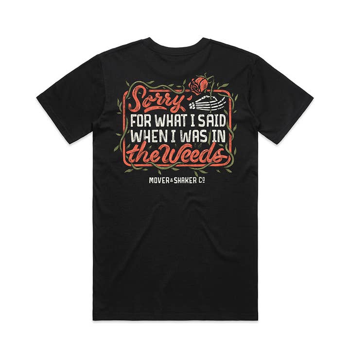 T-shirt met onkruid voor wholesale door Mover & Shaker