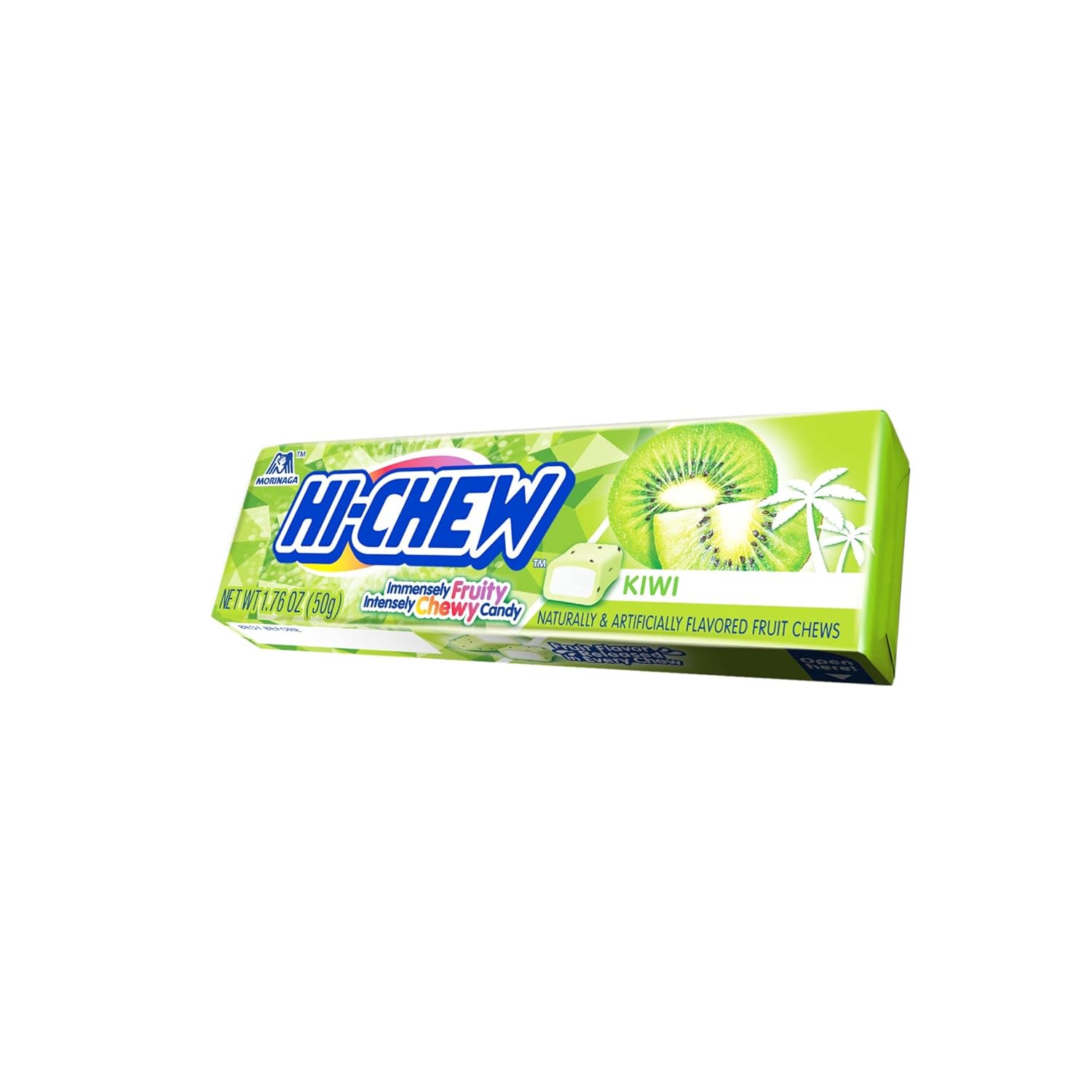 Snacky Candy - Wholesale Gummy - Hi-Chew Stick Kiwi 1.78 oz 15 count1