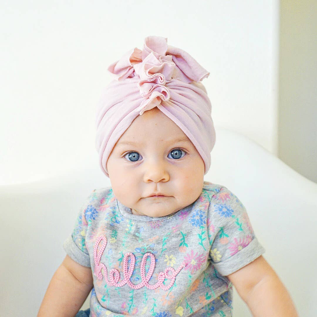 BluTaylor® - Wholesale Baby Headwrap - Baby - Vintage Head Wrap Hat - Blush2