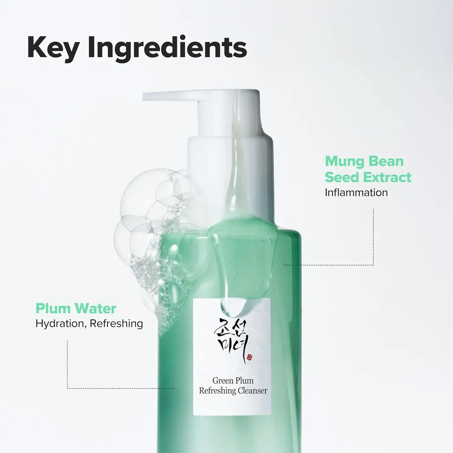 KPurity - Wholesale Facial Cleanser - Beauty of Joseon Green Plum Refreshing Cleanser 100ml6