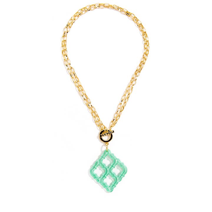 ZENZII Jewelry - Wholesale Pendant/Charm Necklace - Lattice Pendant Necklace9