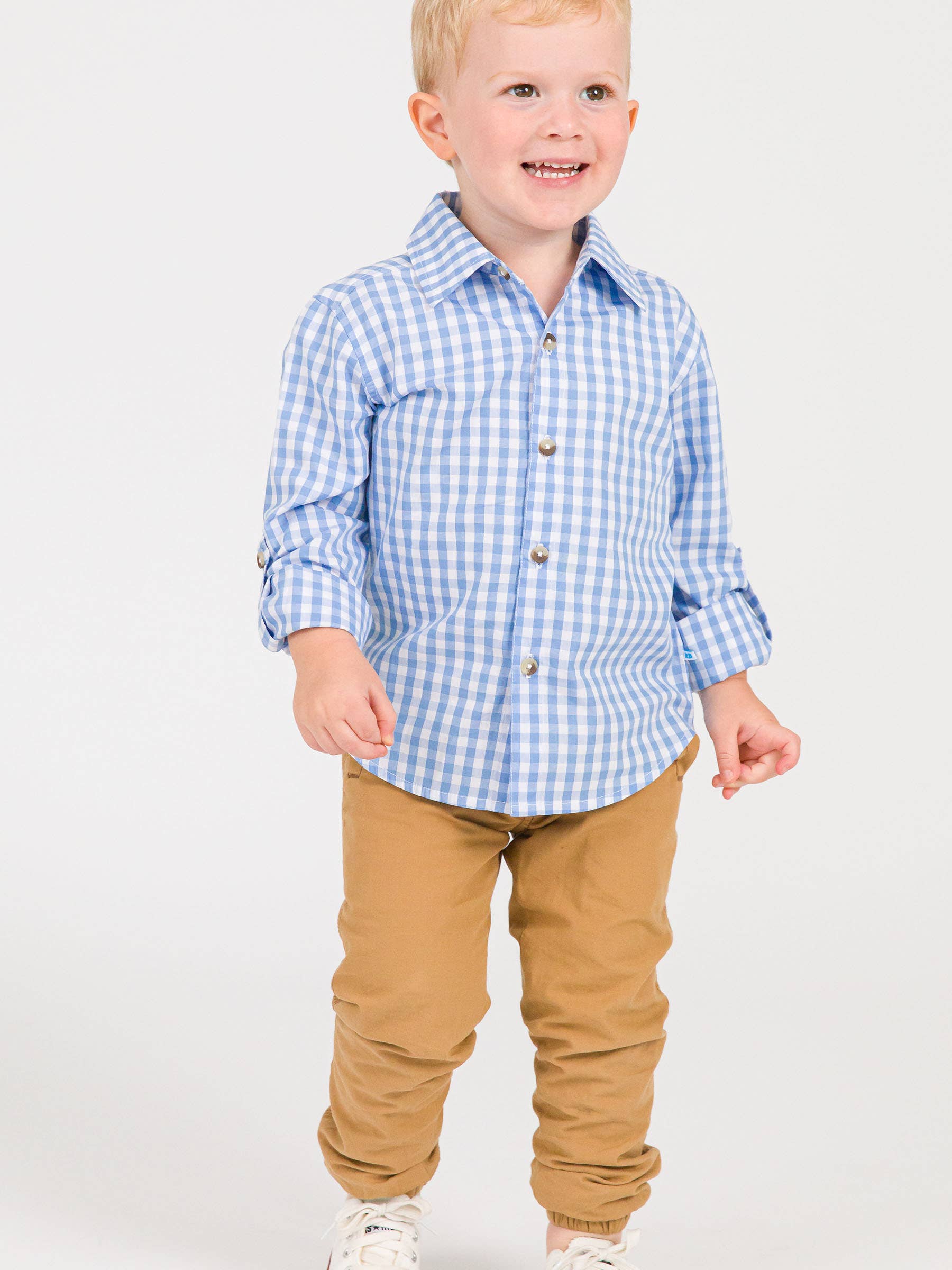RuffleButts + RuggedButts - Wholesale Pants - Kids - Boys Dark Khaki Jogger Pants3