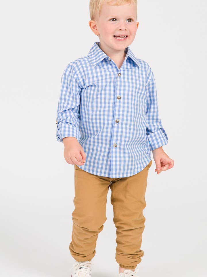 RuffleButts + RuggedButts - Wholesale Pants - Kids - Boys Dark Khaki Jogger Pants
3