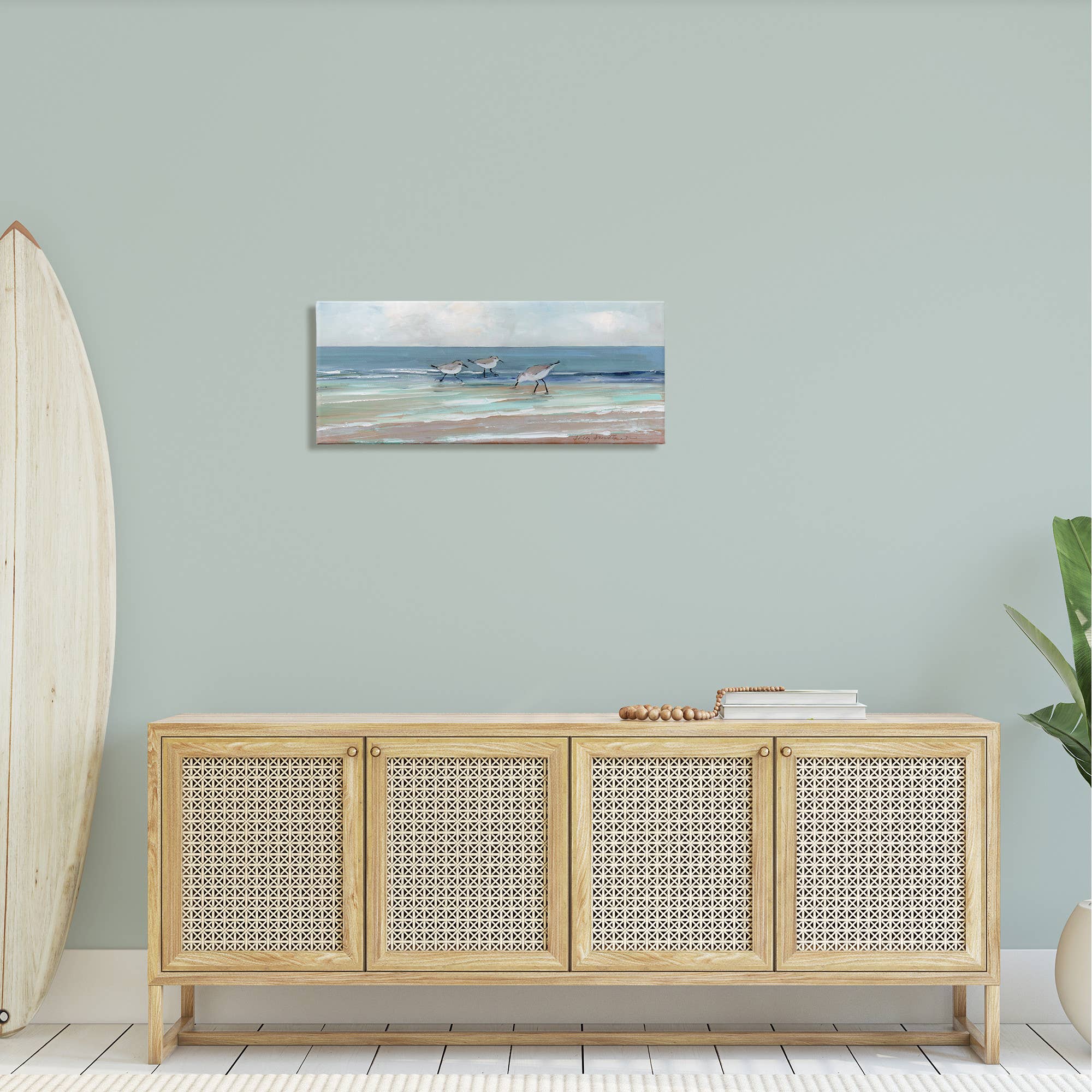 Stupell Industries - Vente Affiche d'art - Art sur toile Sandpipers Beach Coast3