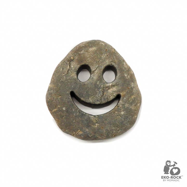 Momadic - Vente Décorations de table - Visage souriant EKO-ROCK™3