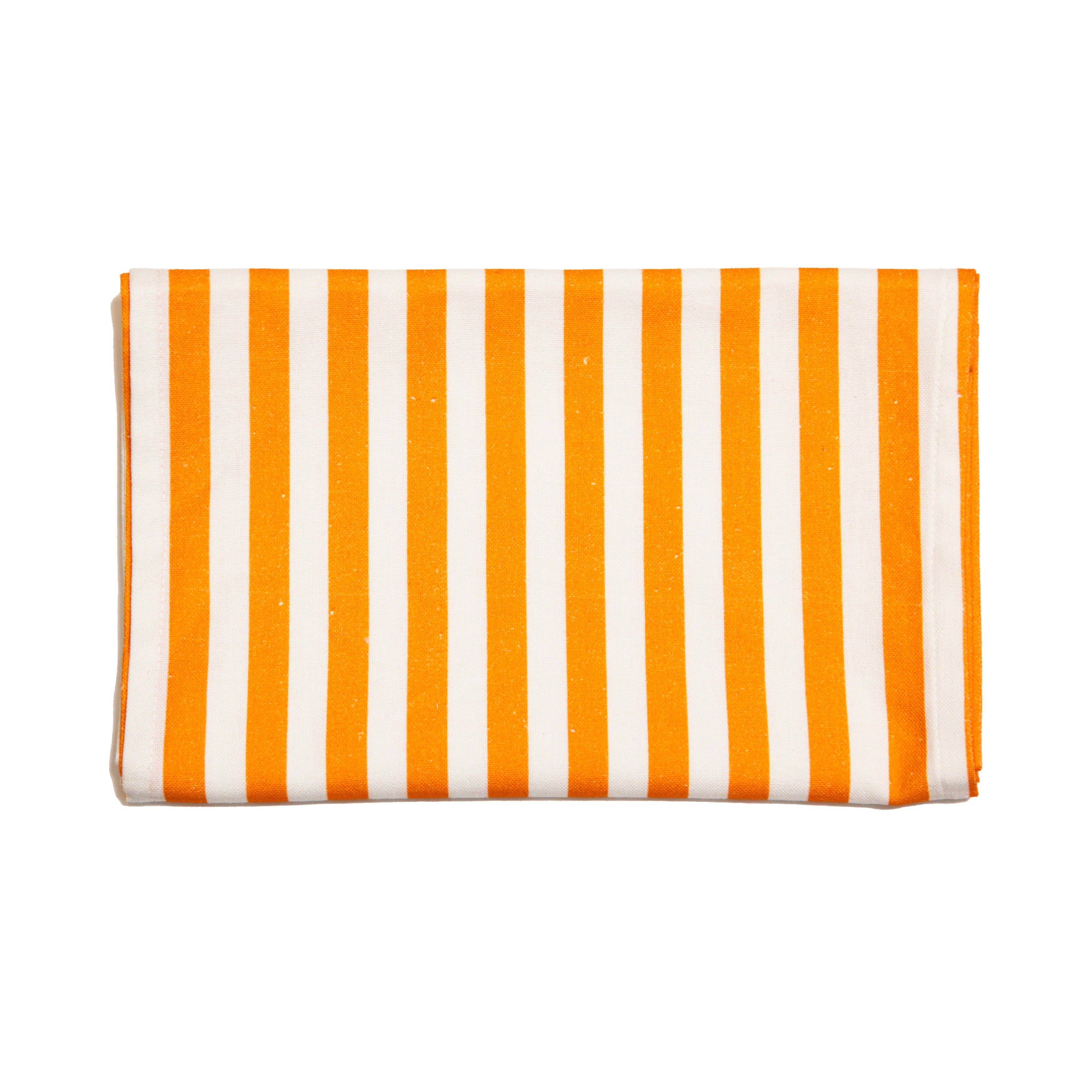 Top Tables Retail – wholesale Table runner – Lily Wide Stripe Table Runner - Orange0