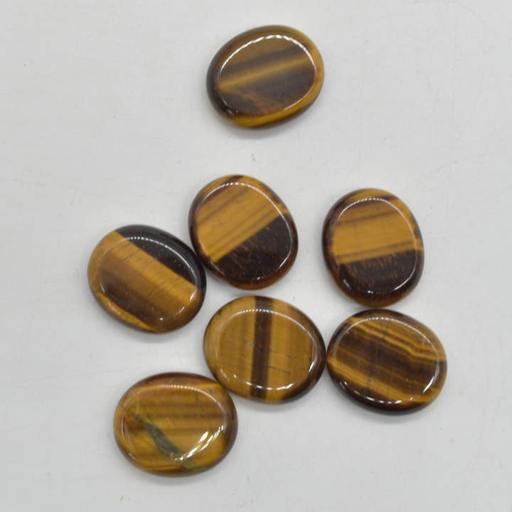 Calder Crystals - Wholesale Spiritual Stone/Crystal - Mini Crystal Oval Thumb Worry Stones - Choose from 107