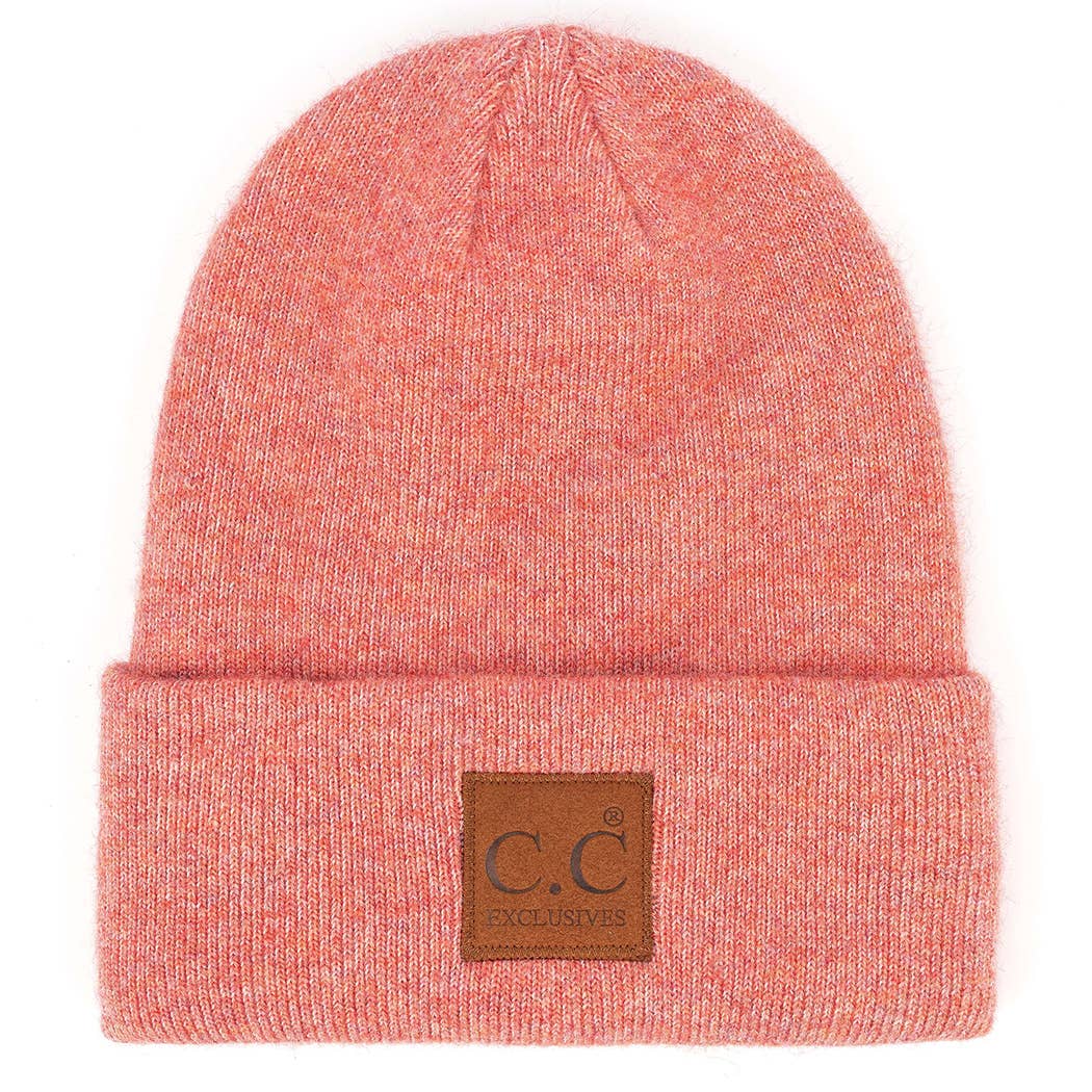 Fashion City - Wholesale Beanie - Unisex - Unisex Heather Knit Classic Beanie Hat10