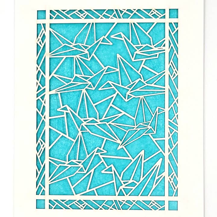 two hermanas - Venta al por mayor Tarjetas de felicitación - Grúa de papel