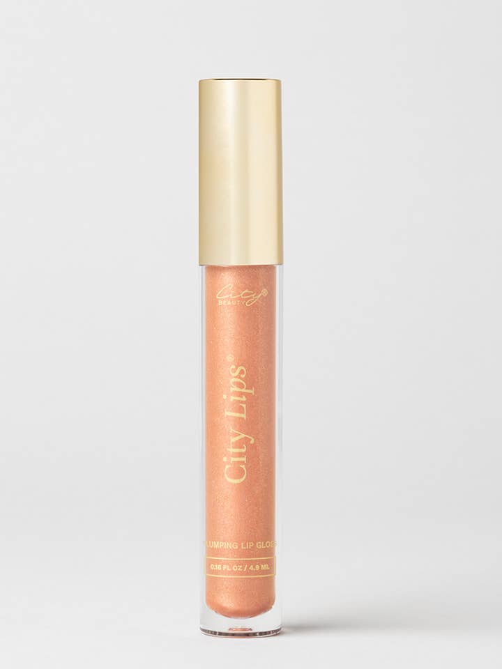 City Lips® - Plumping Lip Gloss - Nude York - Sheer for wholesale by City Beauty