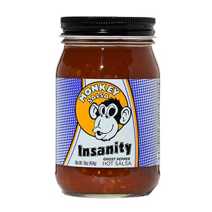 Monkey Salsa and Jams - Wholesale Salsa - Insanity Ghost Pepper Salsa1