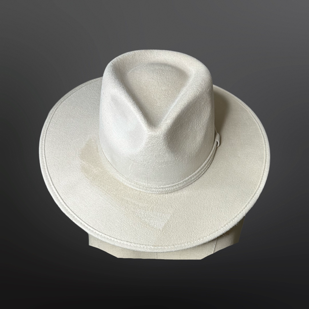 Nati Natash - Wholesale Fedora - Women's - Tear Drop Vegan Suede Rancher Flat Brim39