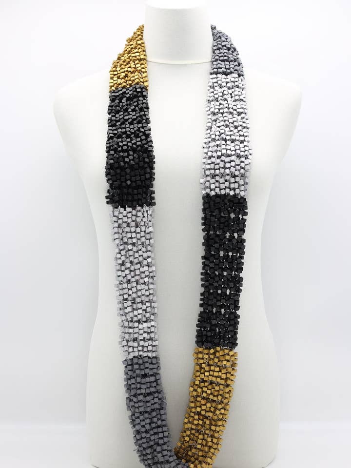 Pashmina Fishnet Infinity Scarf - Large for wholesale by Jianhui London