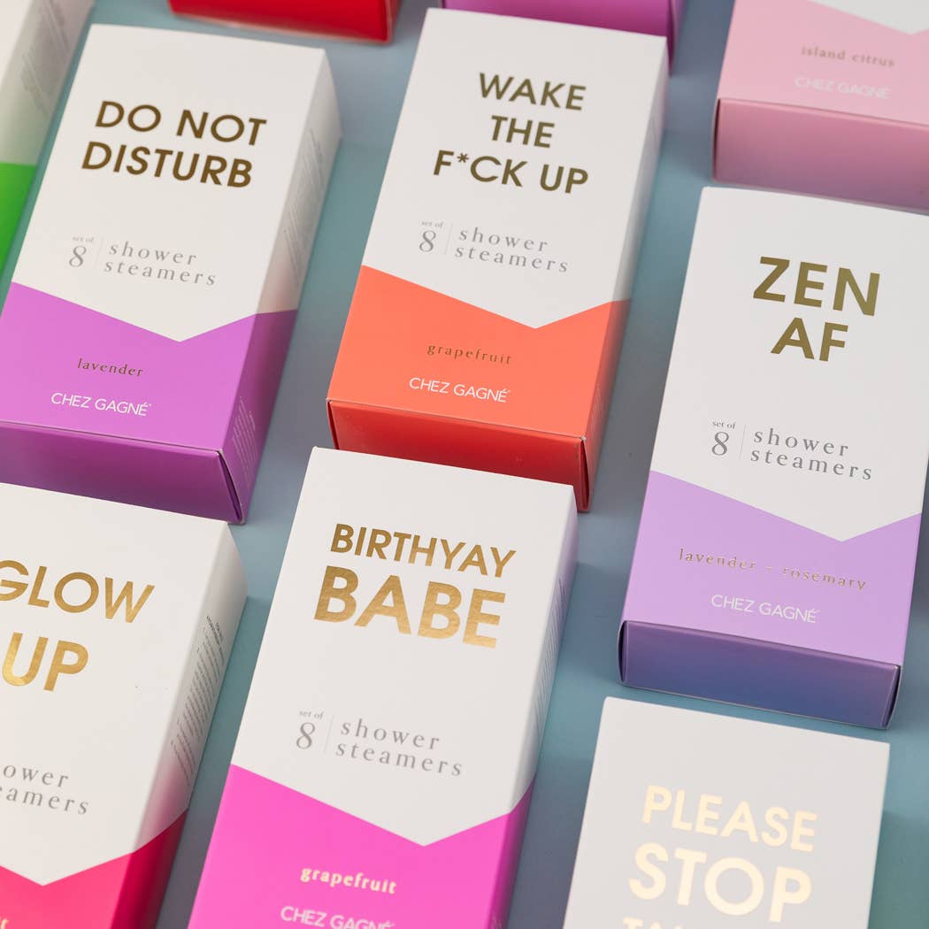 Chez Gagné - Vendita all'ingrosso Bombe/Compresse vaporizzanti da doccia - Do Not Disturb - Pastiglie Aromaterapia per Doccia alla Lavanda - Set da 87