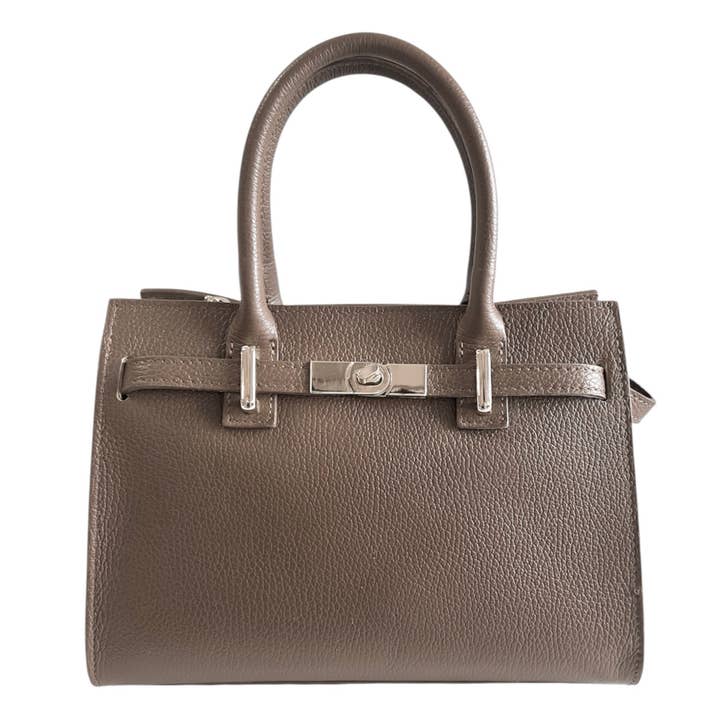MODARNO - Wholesale Top Handle Bag - Women's - Modarno "Gina" handbag and shoulder bag in genuine leather 28x14x20cm17
