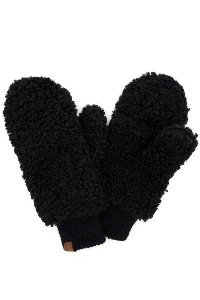 Hana - Wholesale Mittens - Women's - C.C Sherpa Mitten Gloves0
