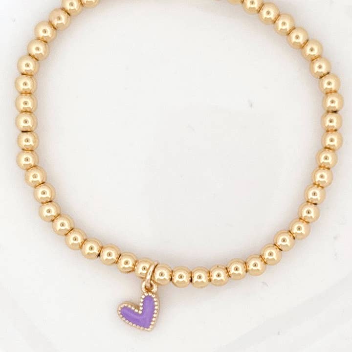 Nette Road Wholesale - Wholesale Charm/Dangle Bracelet - Drops of Hearts1