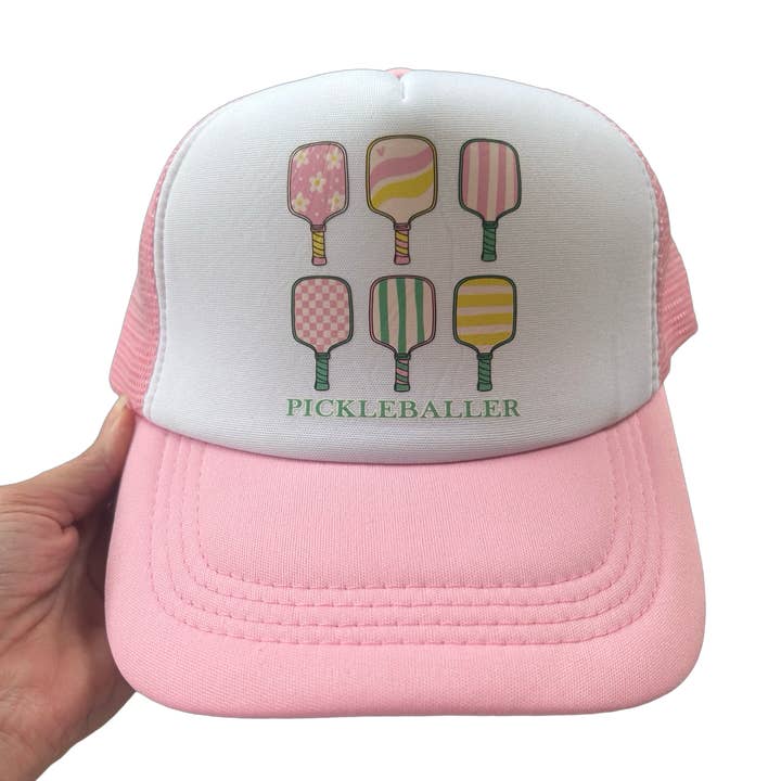 Foam Trucker Hat - Pickleballer with Paddles for wholesale by The Spotted Zebras