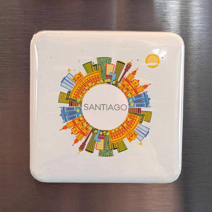 Santiago Skyline Fridge Magnet and other Purchase Wholesale espigas trigo. Free Returns & Net 60 Terms on Faire trending on Faire.