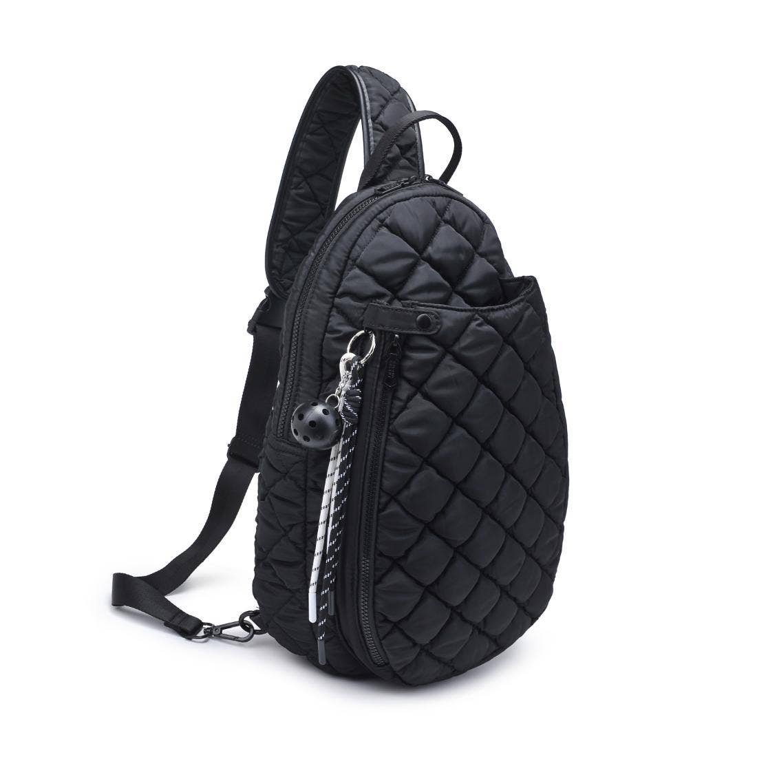Sol and Selene - Wholesale Backpack - Women's - Match Point - Quilted Puffer Pickleball & Paddle Tennis Sling Backpack1