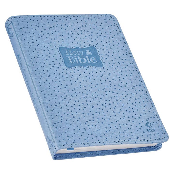 Christian Art Gifts - Wholesale Religion Book - Bible NLT Infant New Testament Faux leather, Blue1