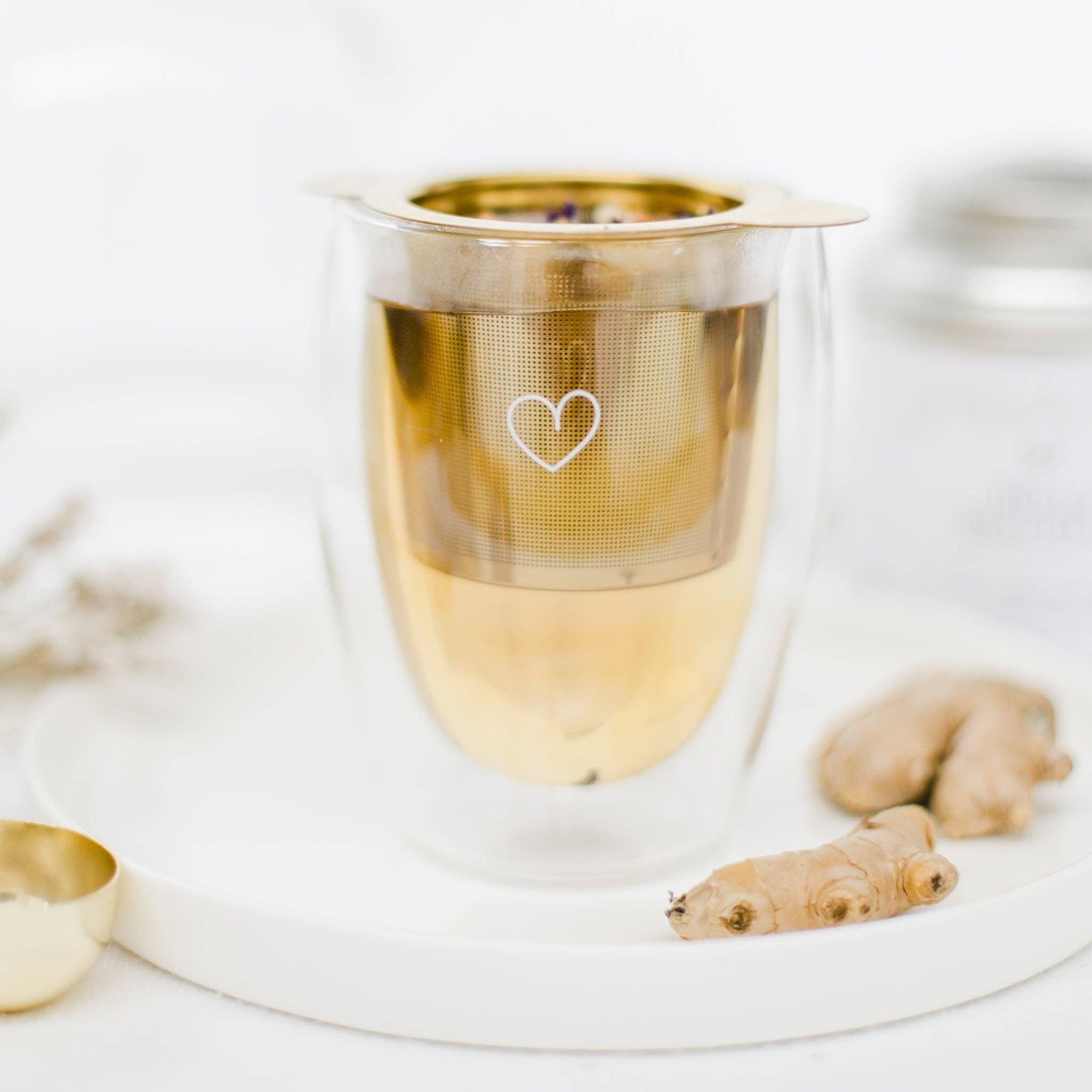 Bake Affair GmbH - Vendita all'ingrosso Bicchiere/tazza - Set da 2 bicchieri termici in vetro "Cuore" da 350 ml3