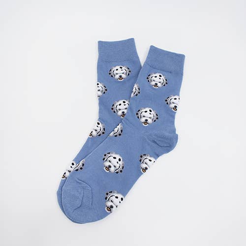 Blue Doodle Pattern Socks for wholesale by Million Dogs