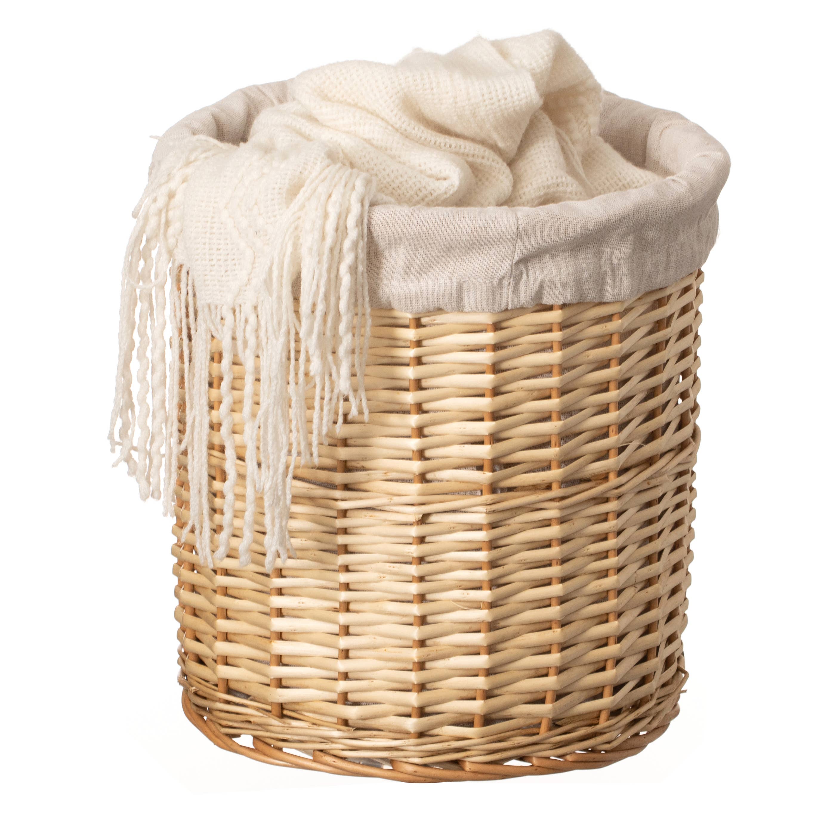 Quickway Imports – wholesale Laundry basket – Willow Wicker Laundry Basket with Lid and Side Handles4