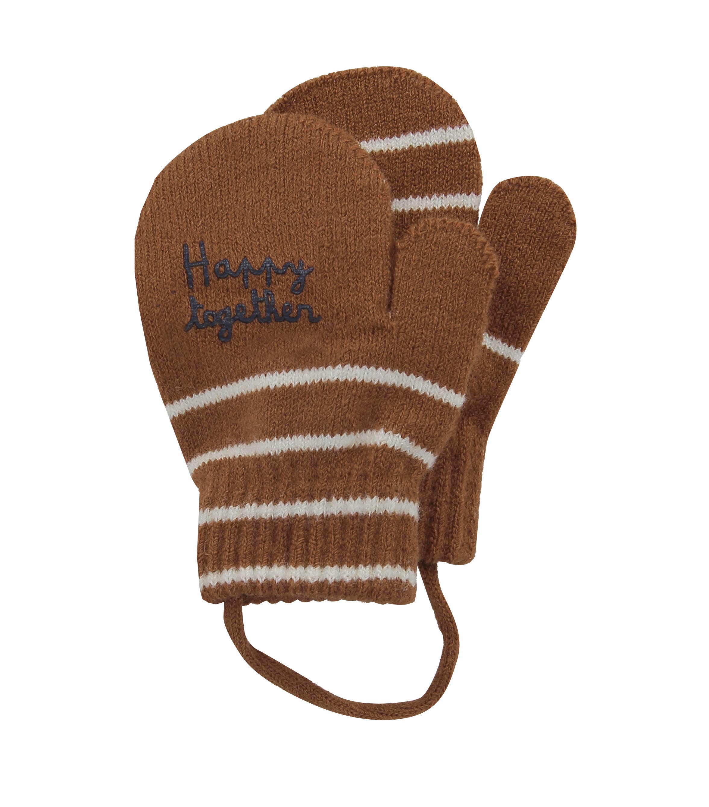 Complément Europe – wholesale Handskar - Barn – Randiga handskar med trycket Happy Together 7005894202