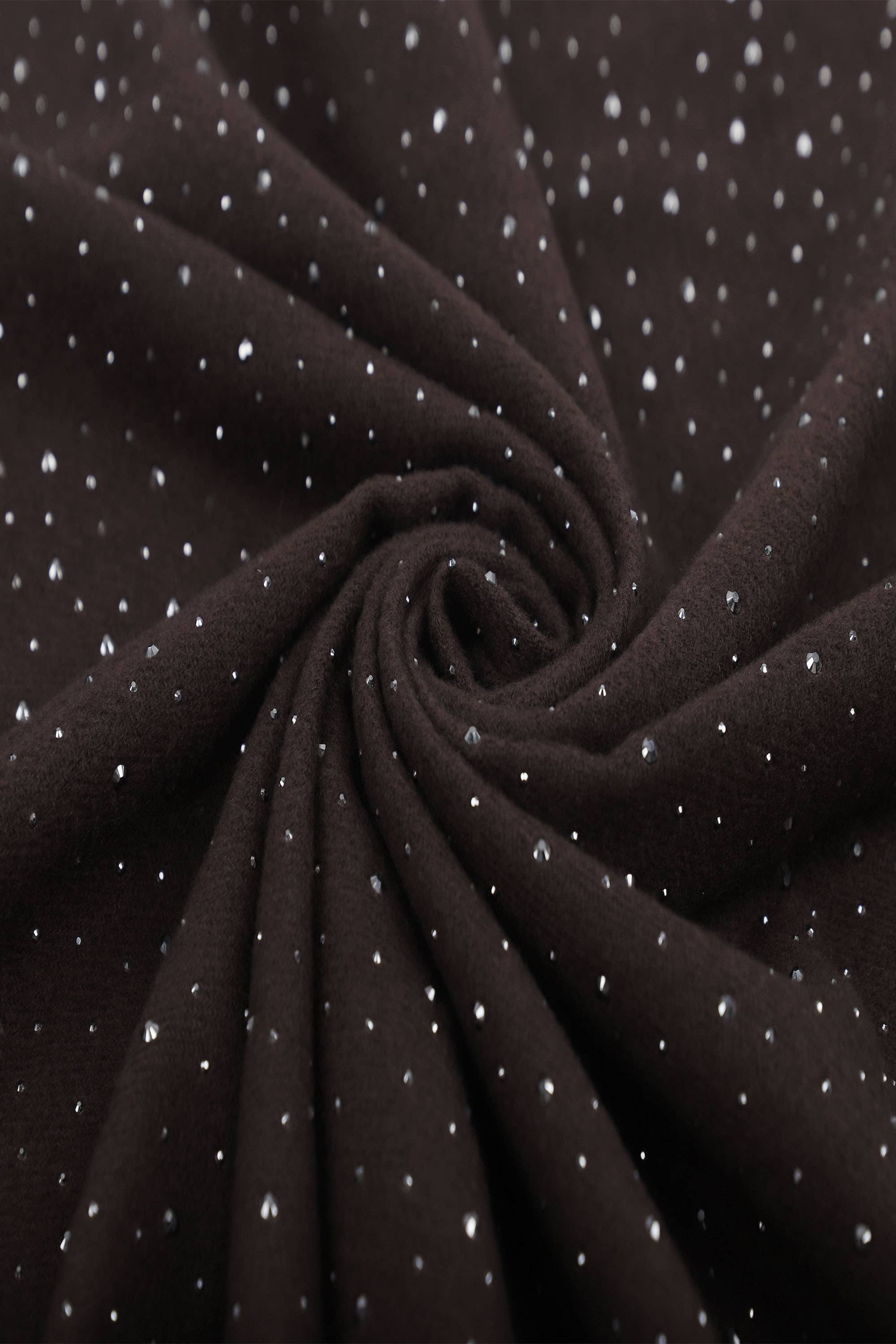 PHANIE MODE - Wholesale Scarf - Women's - E-09300 Scarf with rhinestones and fringes7