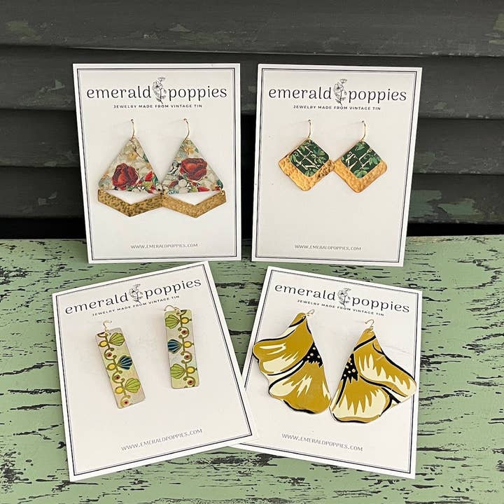 Vintage Vignette (4 pair of earrings) for wholesale by Emerald Poppies