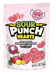 Sour Punch Hearts Sous-Sac - 9oz (255g x 6 unités) pour la vente par iSweet.ca