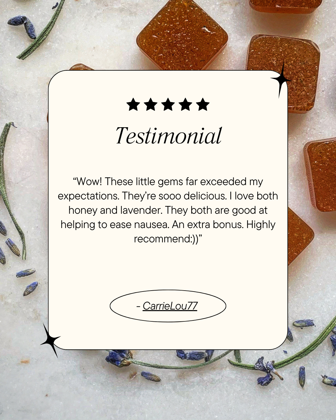 Virgo Moon - Wholesale Lozenges/Cough Drops - Lavender Honey Lozenges (Bulk)5