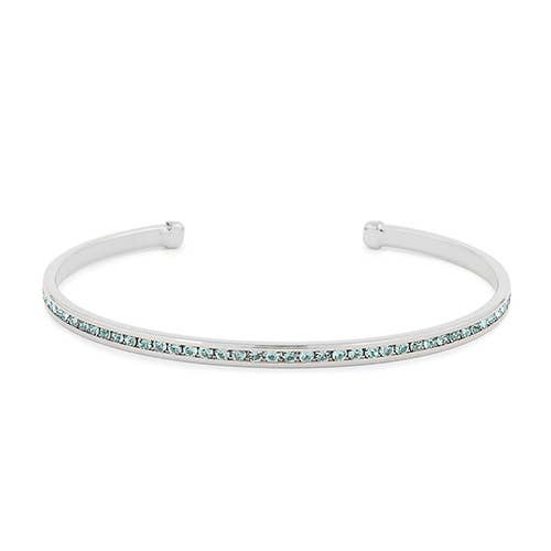 Maya J - Wholesale Cuff Bracelet - Stackable Birthstone Open Cuff Bracelet - Single / Refill14