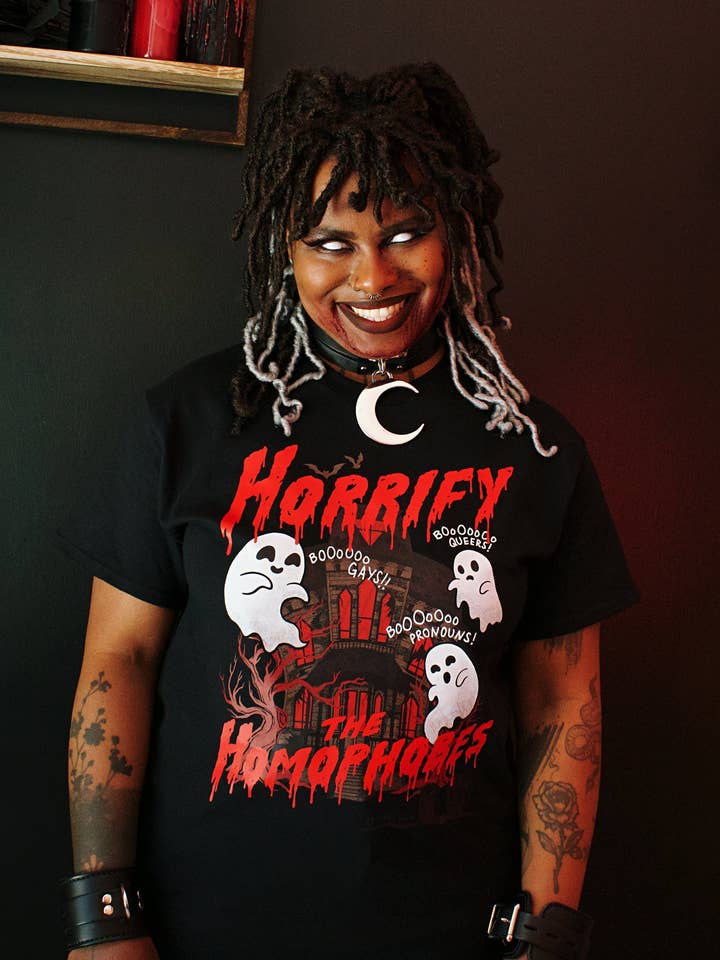 GRRRL Spells - Wholesale T-Shirt (Graphic) - Women's - Horrify The Homophobes Shirt