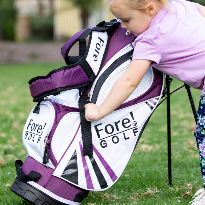Fore! Golf - Wholesale Sporting Accessories - Fore! U-Lite Girls Golf Set Ages 3-5 (36-44 inches) Purple