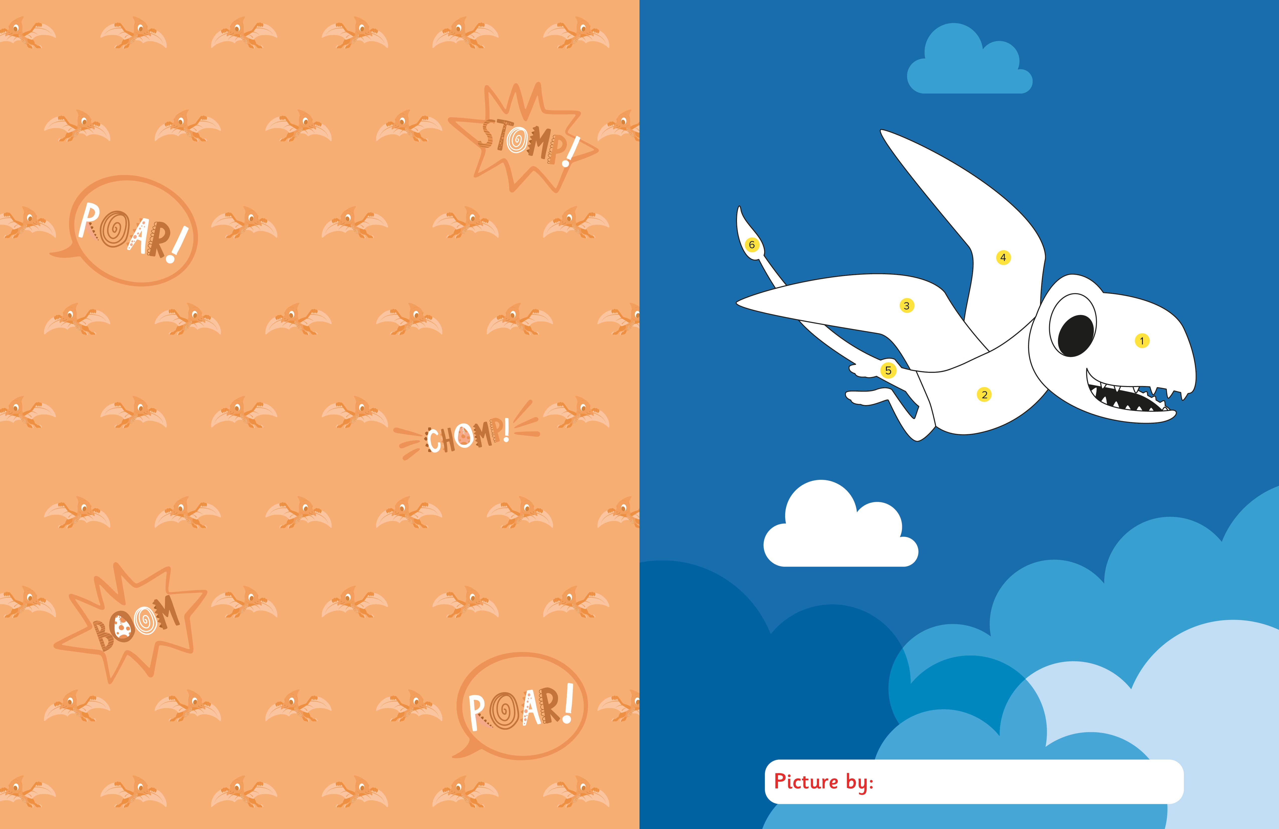 Sourcebooks - Wholesale Sticker - Kids & Baby - My First Sticker By Numbers: Dinosaurs and Dragons2