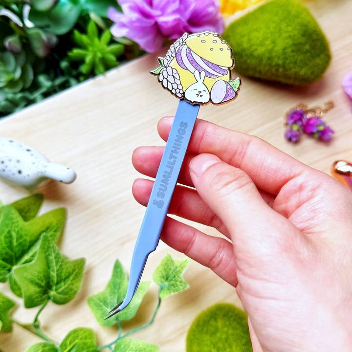 Enamel Sticker Tweezer - Lavender Creme (Fine Point) for wholesale by SumLilThings